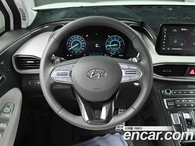 Hyundai The New Santa Fe 2023 Белый из Кореи, фото 3