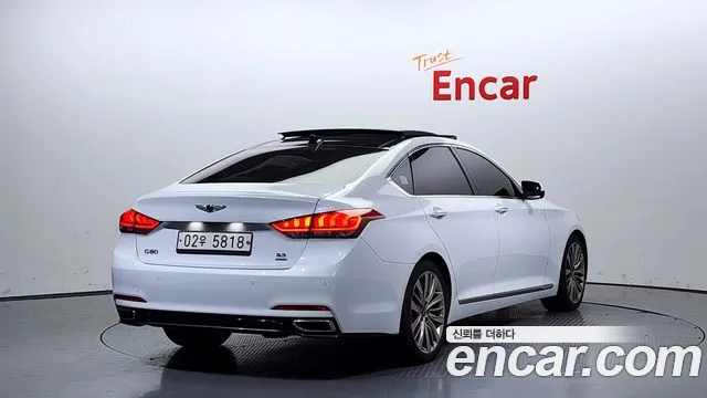 Genesis G80 2018 Белый из Кореи, фото 3