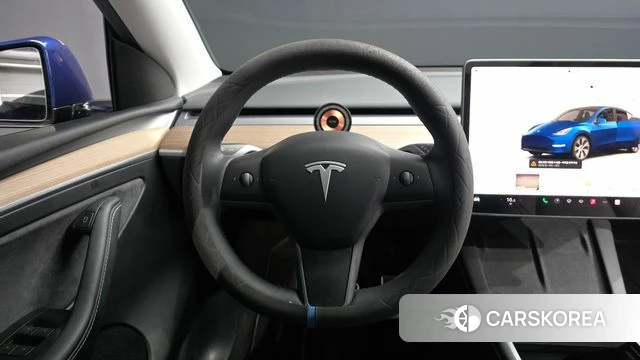 Tesla Model Y 2023 Синий из Кореи, фото 3