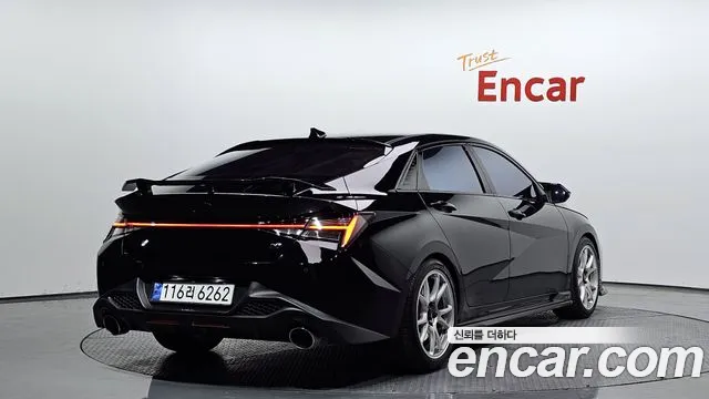 Hyundai Avante (CN7) 2022 Черный из Кореи, фото 3