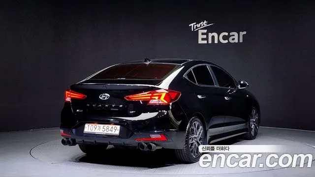 Hyundai The New Avante AD 2019 Черный из Кореи, фото 3