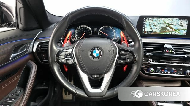 BMW 5 Series (G30) 2018 Синий из Кореи, фото 3