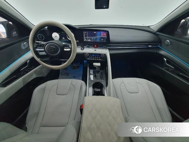 Hyundai Avante Hybrid (CN7) 2022 Серый из Кореи, фото 3