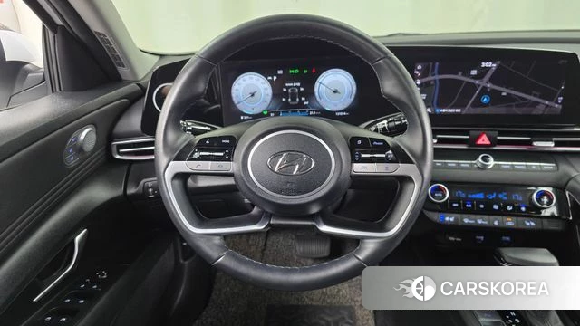 Hyundai Avante Hybrid (CN7) 2020 Белый из Кореи, фото 3