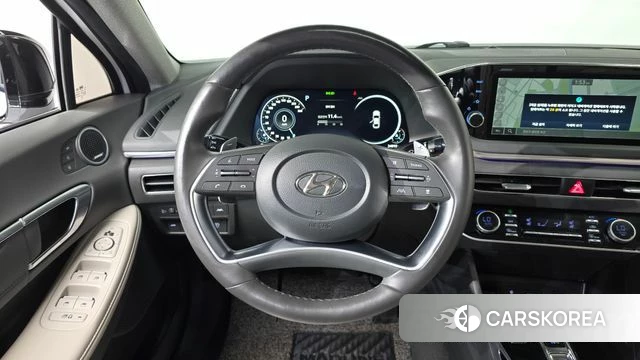 Hyundai Sonata (DN8) 2022 Белый из Кореи, фото 3
