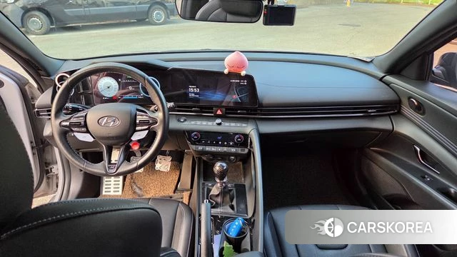 Hyundai Avante (CN7) 2022 Серебристо-серый из Кореи, фото 3