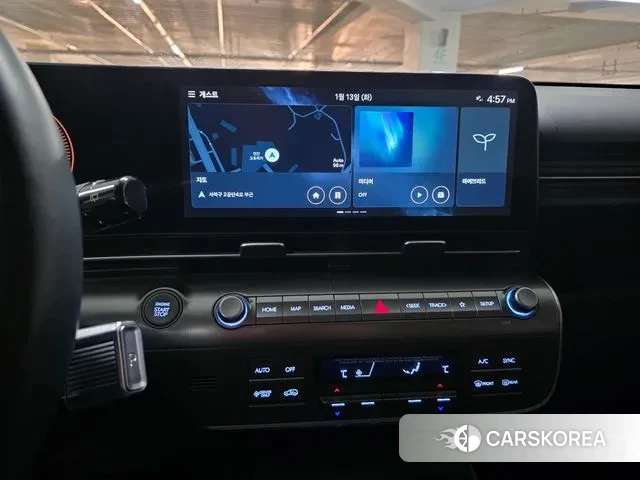 Hyundai Kona Hybrid (SX2) 2023 Серебристо-серый из Кореи, фото 3