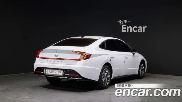 Hyundai Sonata (DN8) 2021 Белый из Кореи, фото 3