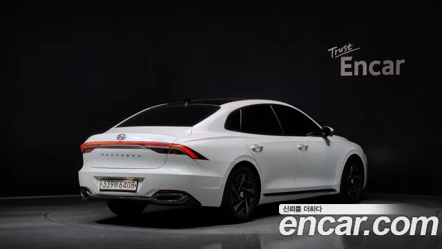 Hyundai The New Grandeur IG Hybrid 2020 Белый из Кореи, фото 3