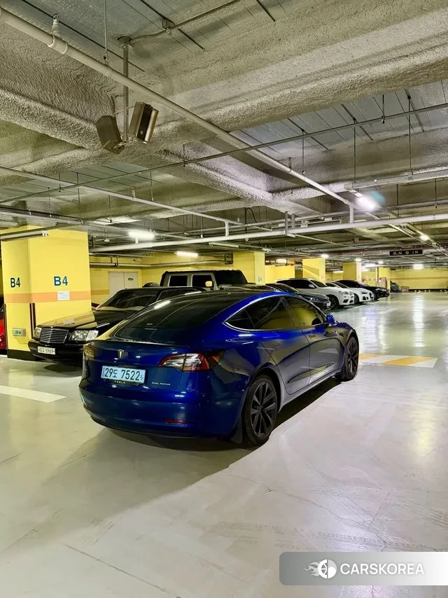 Tesla Model 3 2020 Синий из Кореи, фото 3