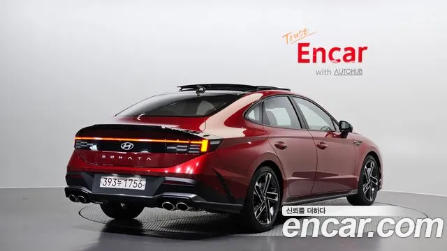 Hyundai Sonata D Edge (DN8) 2023 Красный из Кореи, фото 3