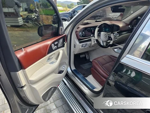 Mercedes-Benz GLS - Class X167 2023 Темно-зеленый из Кореи, фото 3