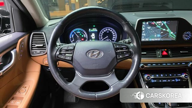Hyundai Grandeur IG Hybrid 2019 Черный из Кореи, фото 3