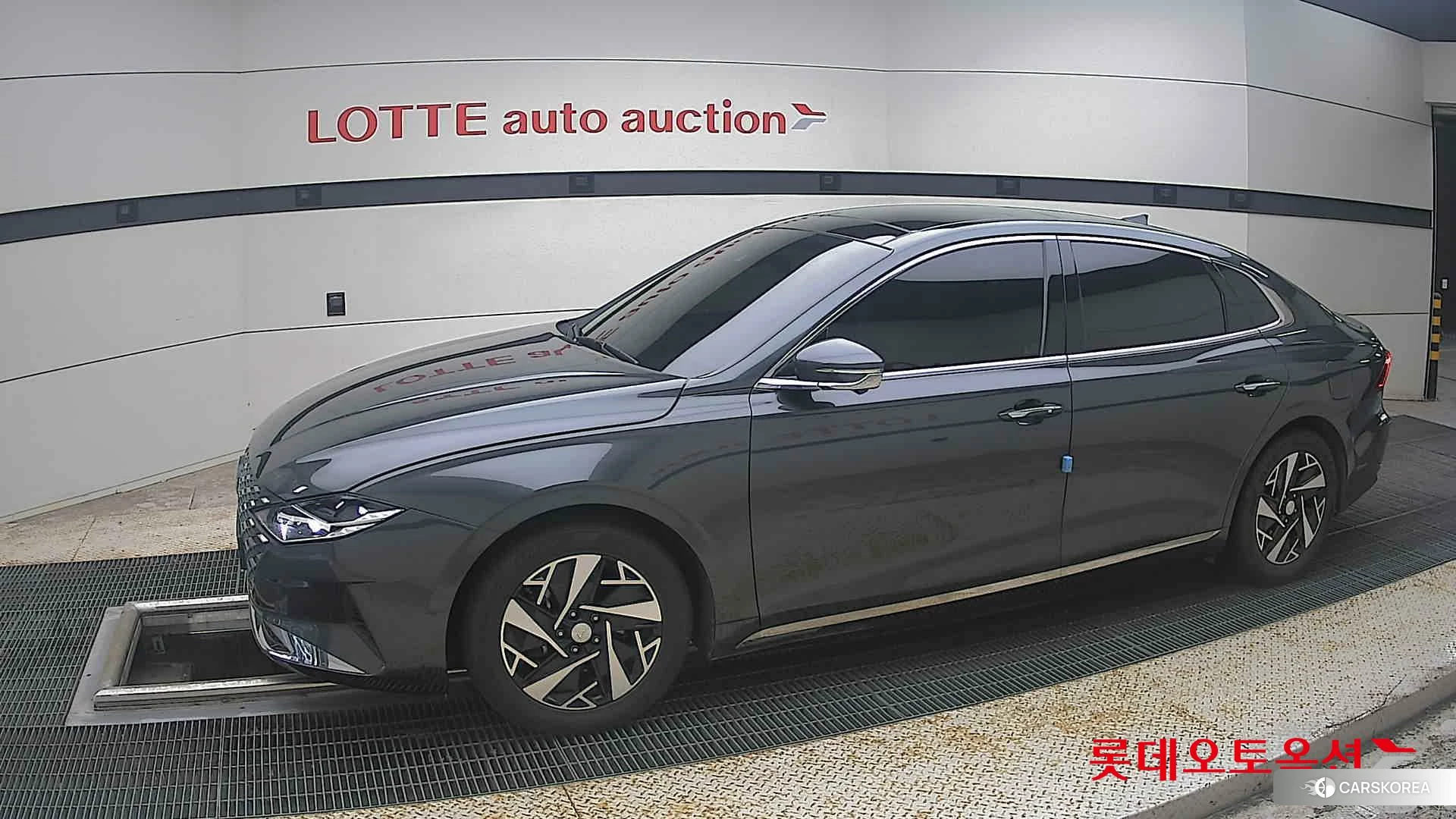 Hyundai Grandeur Hybrid 2022 Nocturne Grey Metallic из Кореи, фото 3