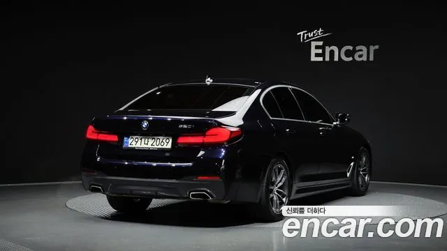 BMW 5 Series (G30) 2021 Черный из Кореи, фото 3