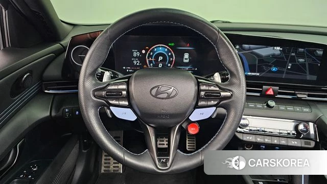 Hyundai The New Avante (CN7) 2023 Черный из Кореи, фото 3