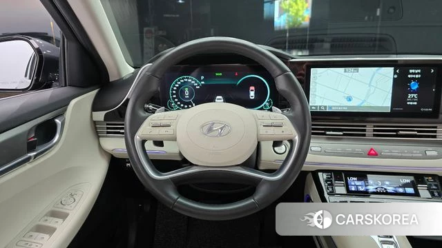 Hyundai The New Grandeur IG Hybrid 2021 Серый из Кореи, фото 3