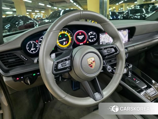 Porsche 911(992) 2020 Серебристо-серый из Кореи, фото 3