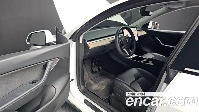 Tesla Model Y 2021 Белый из Кореи, фото 3