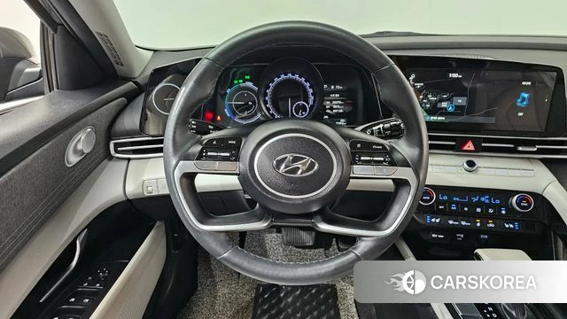 Hyundai Avante Hybrid (CN7) 2023 Серый из Кореи, фото 3
