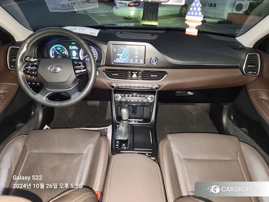 Hyundai Grandeur IG Hybrid 2019 Серый из Кореи, фото 3