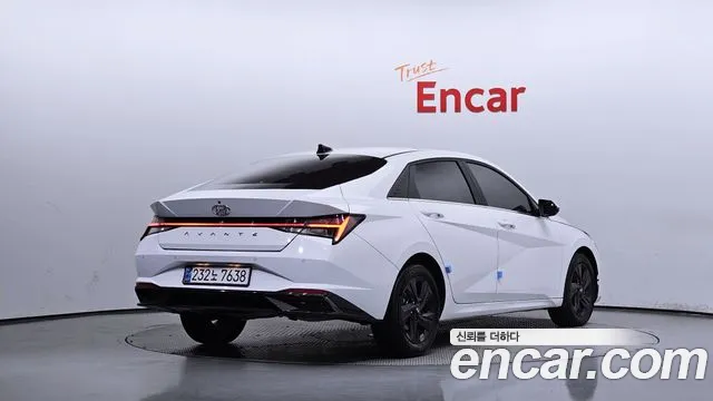 Hyundai Avante (CN7) 2021 Белый из Кореи, фото 3