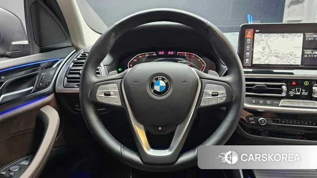 BMW X3 (G01) 2022 Черный из Кореи, фото 3