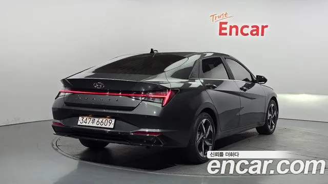 Hyundai Avante Hybrid (CN7) 2022 Серый из Кореи, фото 3