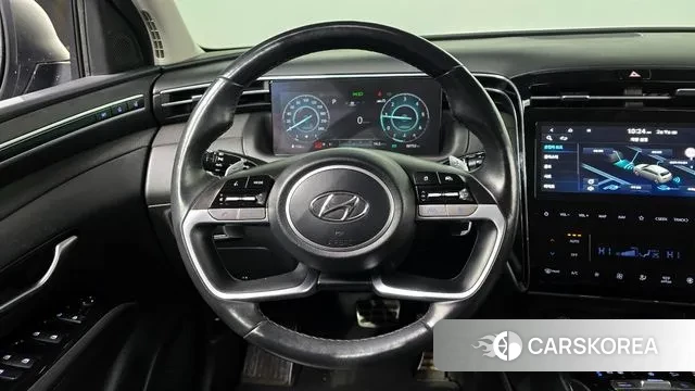 Hyundai Tucson (NX4) 2022 Серебристо-серый из Кореи, фото 3