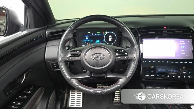 Hyundai Tucson Hybrid (NX4) 2021 Черный из Кореи, фото 3