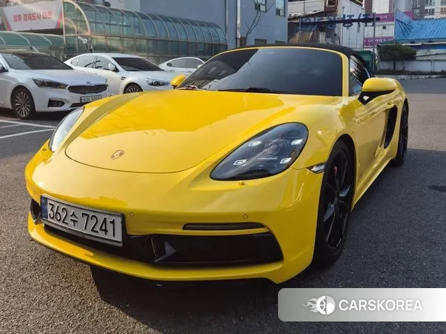 Porsche 718 Boxster 2019 Желтый из Кореи, фото 3