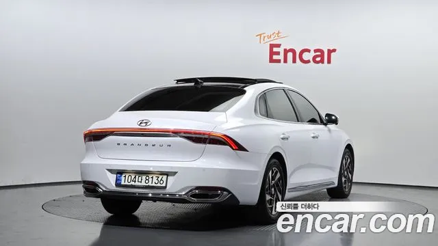 Hyundai The New Grandeur IG Hybrid 2021 Белый из Кореи, фото 3