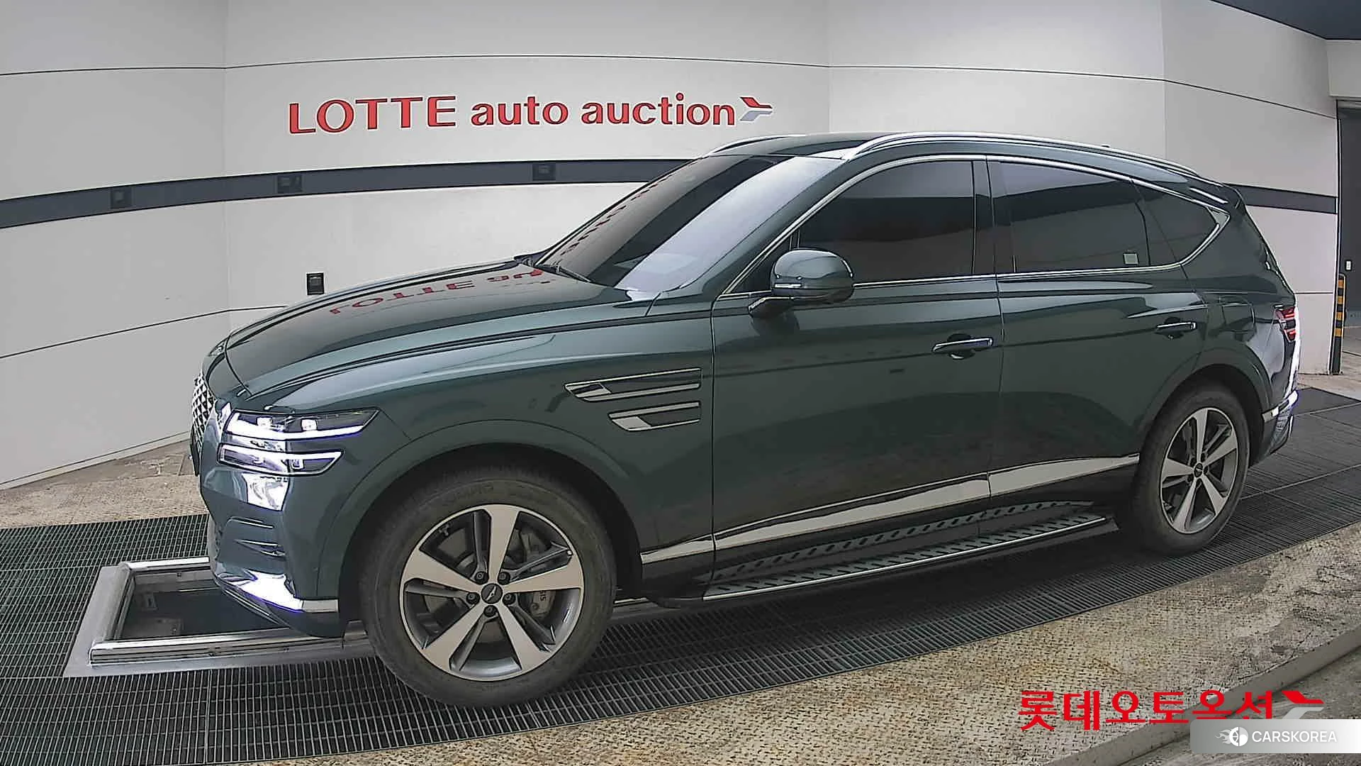 Hyundai GV80 2022 Cardiff Green из Кореи, фото 3