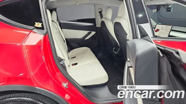 Tesla Model Y 2021 Красный из Кореи, фото 3