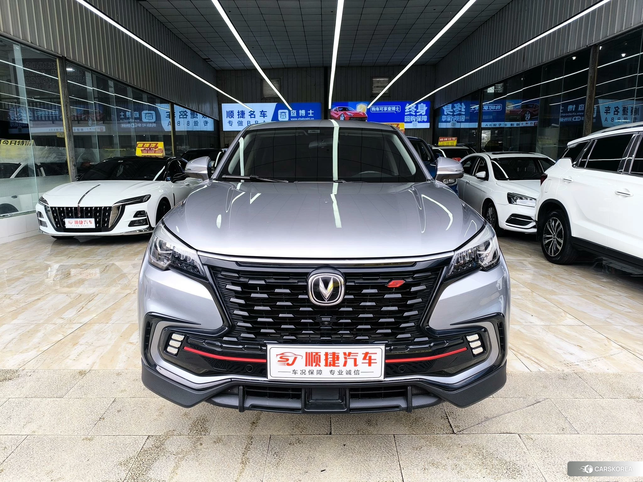 Chang'an CS85 COUPE 2021 Серебристо-серый из Китая, фото 3