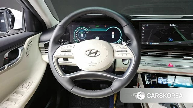 Hyundai The New Grandeur IG Hybrid 2022 Белый из Кореи, фото 3