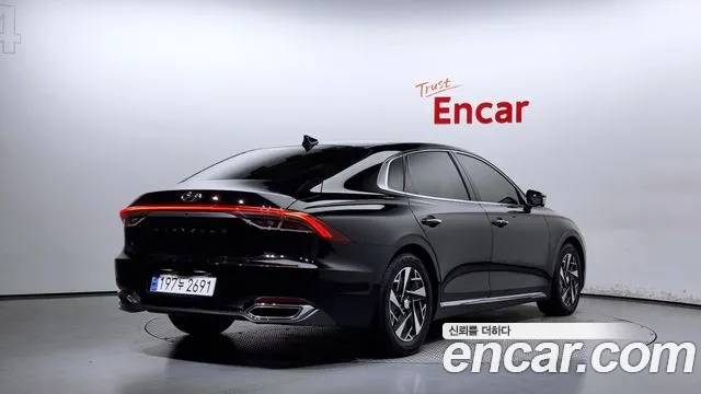 Hyundai The New Grandeur IG Hybrid 2021 Черный из Кореи, фото 3