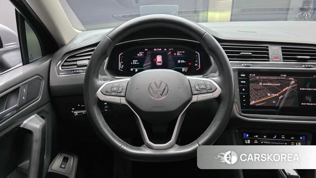 Volkswagen Tiguan Allspace 2023 Синий из Кореи, фото 3