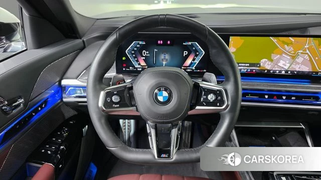 BMW 7 Series (G70) 2024 Черный из Кореи, фото 3
