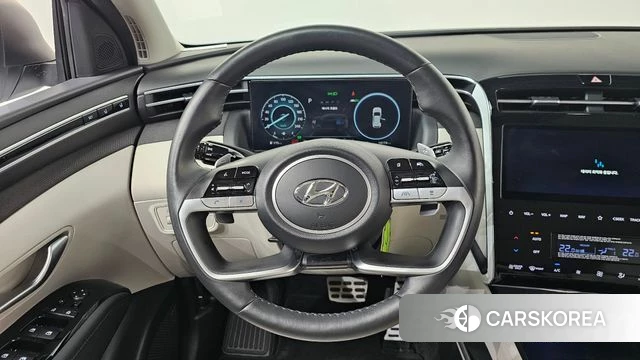 Hyundai Tucson Hybrid (NX4) 2022 Белый из Кореи, фото 3
