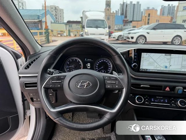 Hyundai Sonata (DN8) 2022 Белый из Кореи, фото 3