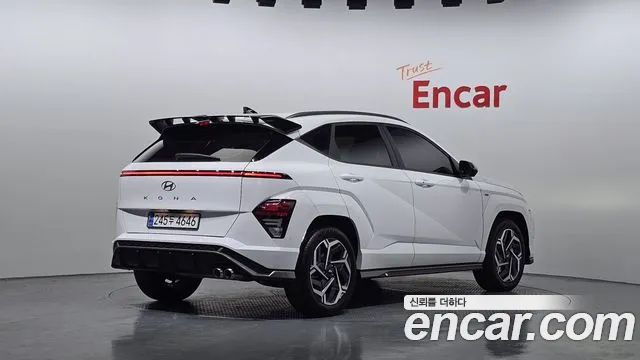 Hyundai Kona Hybrid (SX2) 2023 Белый из Кореи, фото 3