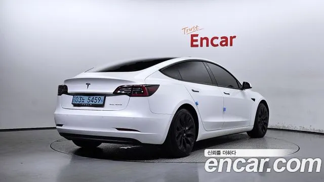 Tesla Model 3 2021 Белый из Кореи, фото 3