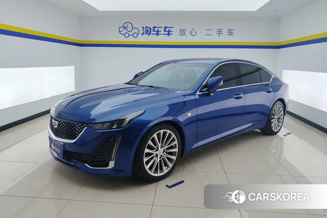 Cadillac CT5 2021 Синий из Китая, фото 3