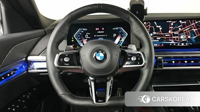 BMW 7 Series (G70) 2023 Черный из Кореи, фото 3