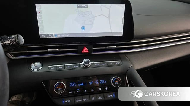 Hyundai Avante Hybrid (CN7) 2022 Серый из Кореи, фото 3