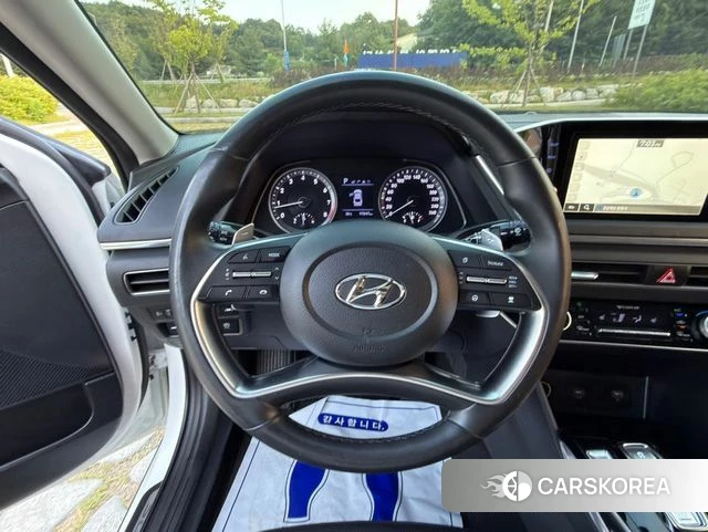 Hyundai Sonata (DN8) 2019 Белый из Кореи, фото 3