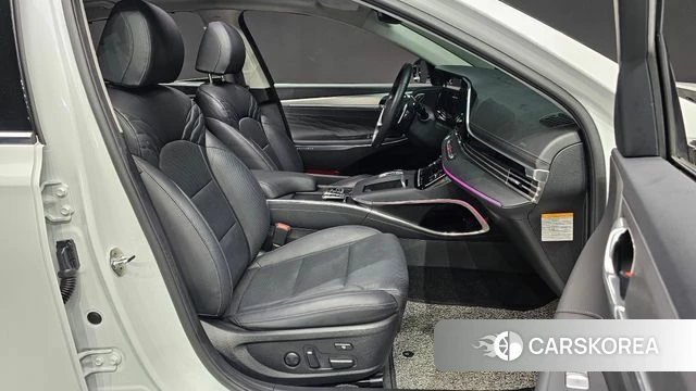 Hyundai The New Grandeur IG Hybrid 2021 Белый из Кореи, фото 3