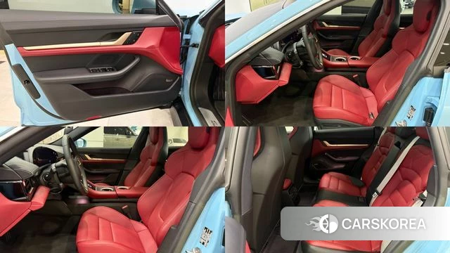 Porsche Taycan 2023 Небесно-голубой из Кореи, фото 3