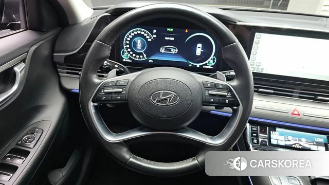 Hyundai The New Grandeur IG Hybrid 2021 Серый из Кореи, фото 3